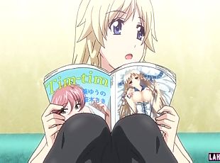 Blondynka, Anime, Hentai, 3d