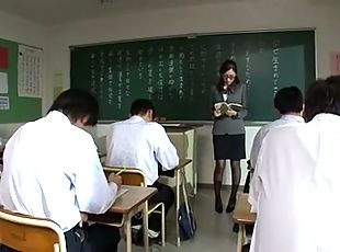 Beautiful Japanese School Teacher